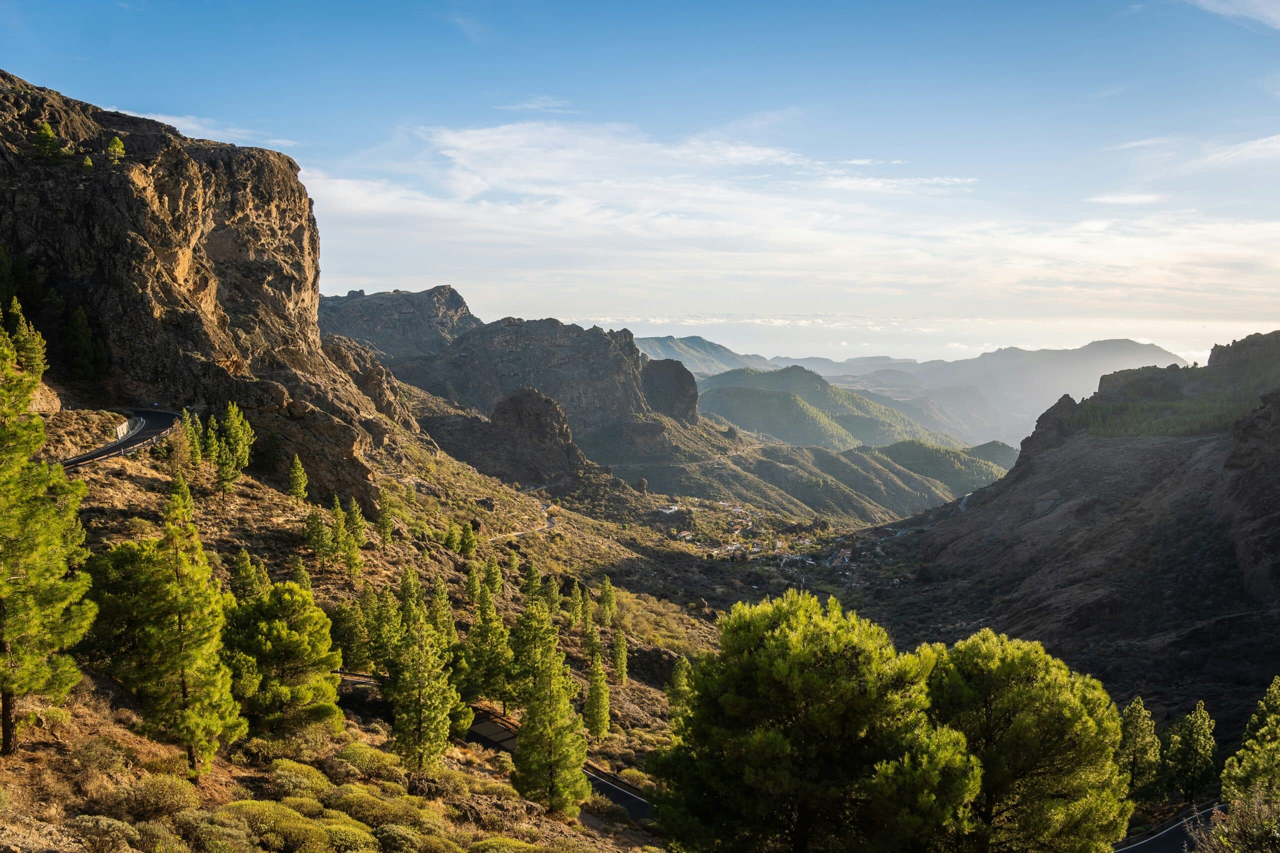 Bjerglandskab på Gran Canaria